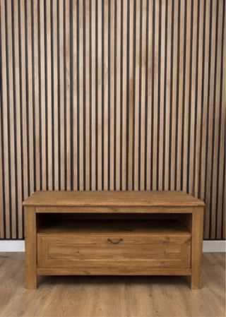 Mueble TV efecto madera
