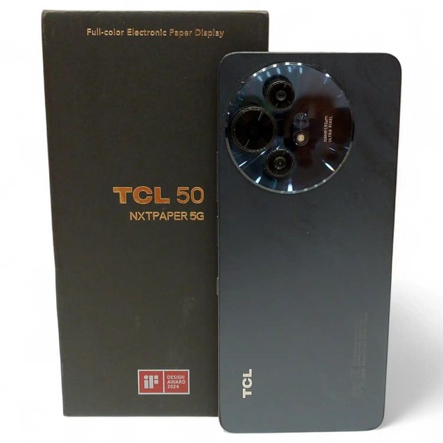 MOVIL TCL 50 256GB 8GB NEGRO + CAJA + CARGADOR + FUNDA
