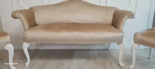 Sofá y 2 sillas vintage restauradas