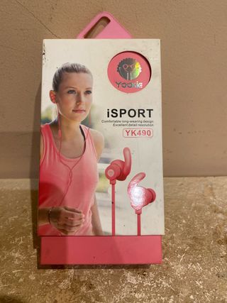 Auriculares Yookie iSPORT Rosa YK49 manos libres