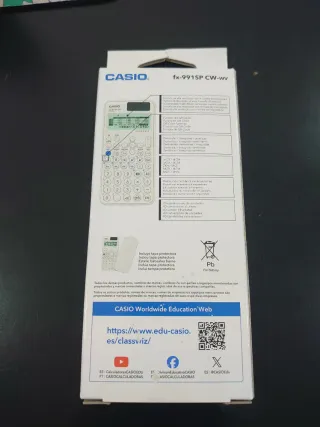 Calculadora Casio fx-991SP CW