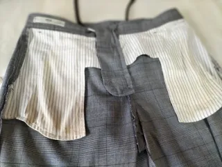 Pantalón de vestir chico a cuadros