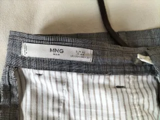 Pantalón de vestir chico a cuadros