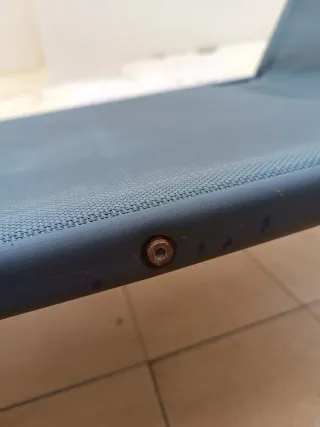 Tumbona gris antracita