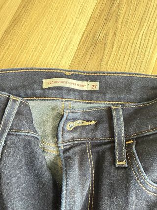 Pantalón pitillo Levi's azul mujer