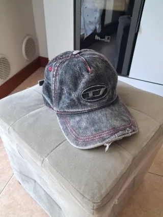 Cappellino Diesel denim distressed