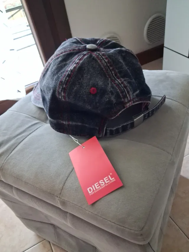 Cappellino Diesel denim distressed