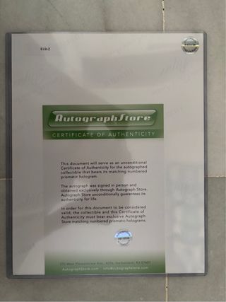 Autógrafo Margot Robbie “El Lobo de Wall Street”