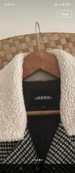 Chaquetón cuadros Noon