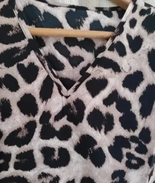 Blusa Mujer Estampado Leopardo