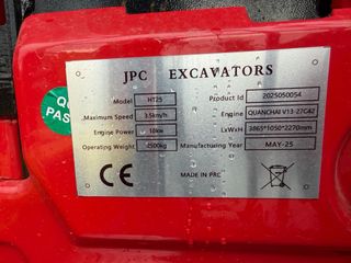 Excavadora 2.5tn Nueva