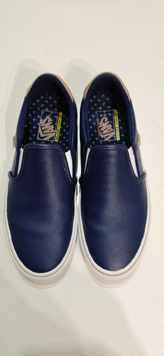 Vans Slip On Piel Deluxe Comfort n41 (26,5) Nuevas