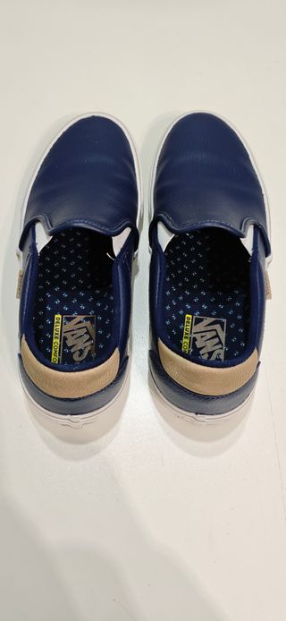 Vans Slip On Piel Deluxe Comfort n41 (26,5) Nuevas