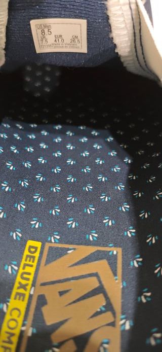 Vans Slip On Piel Deluxe Comfort n41 (26,5) Nuevas