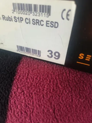 Calzado de seguridad Security Line Talla 39