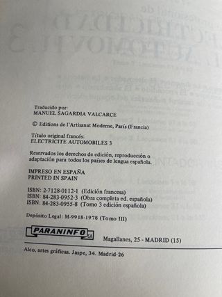 Electricidad del Automóvil 3