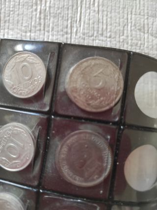Monedas 10 y 5 céntimos