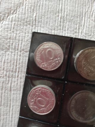 Monedas 10 y 5 céntimos