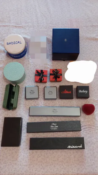 Lote Cajas Joyas Varias