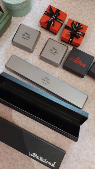 Lote Cajas Joyas Varias