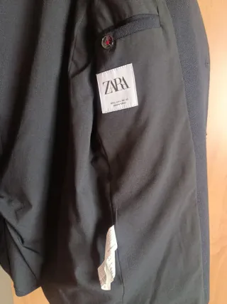 Americana Zara Negra Hombre