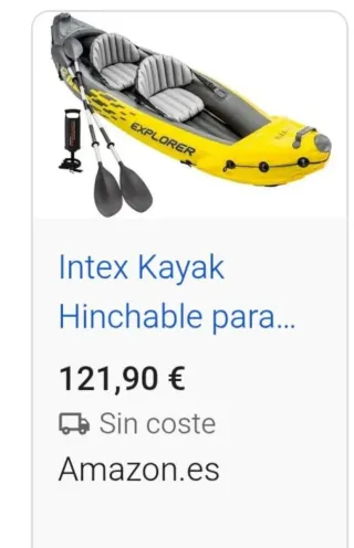 Kayak hinchable intex
