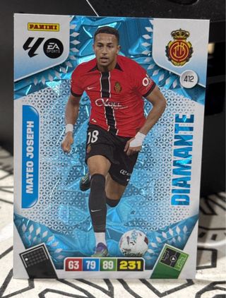 Carta Adrenalyn Mateo Joseph Diamante 412