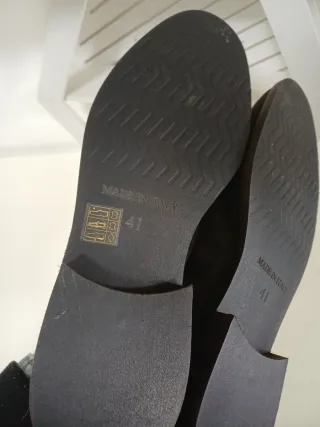 Mocassini scamosciati marrone uomo