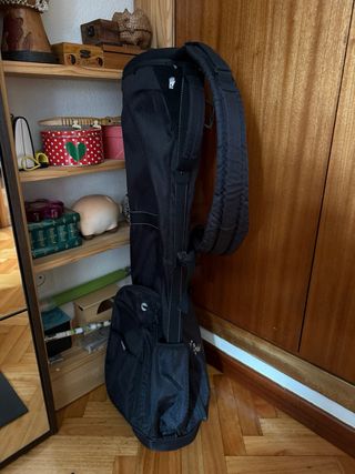 Bolsa de golf negra para hombro