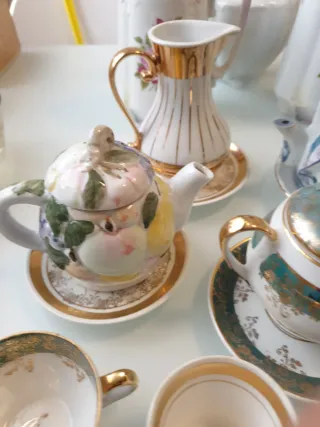 Set di giochi da caffè inglese vintage