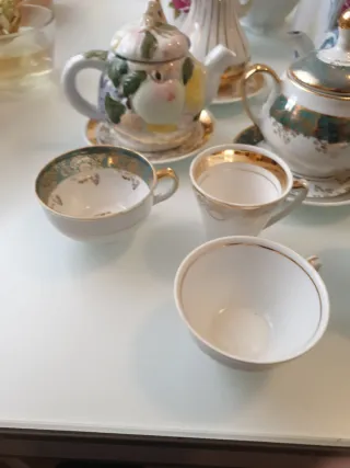 Set di giochi da caffè inglese vintage