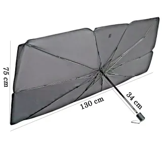Parasole 130x75cm Per Auto Parabrezza Anteriore