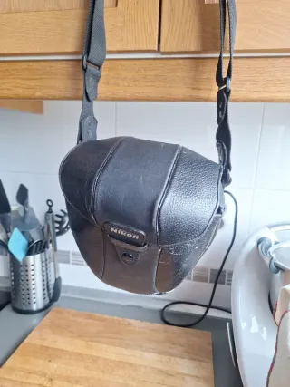 Funda Cámara Nikon Vintage Negra