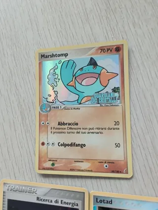 Lotto Carte Pokemon Marshtomp Stamped EX