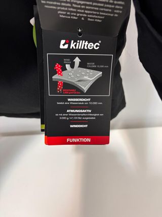 Parka Killtec Talla M y L Negra