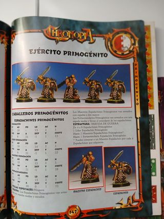 Chronopia. Manuales del juego de miniaturas.