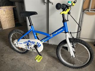 Bicicleta infantil Decathlon azul