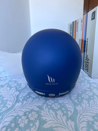 Casco Moto MT Jarama Talla L Azul Mate