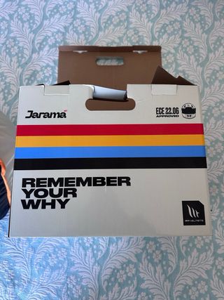 Casco Moto MT Jarama Talla L Azul Mate