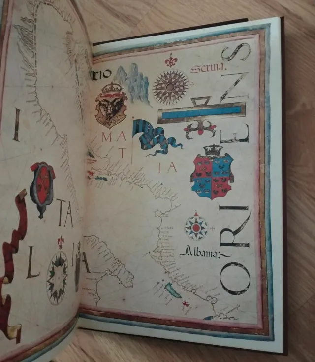 ATLAS DE DIEGO HOMEN 1561 - LIBRO FACSIMIL NÁUTICA