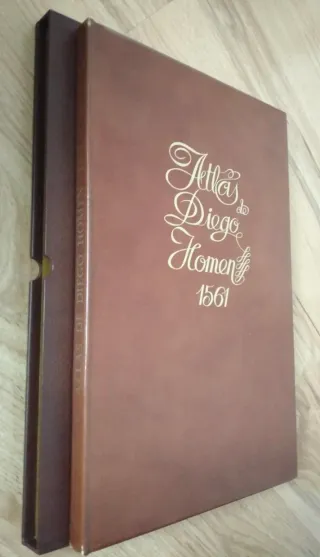 ATLAS DE DIEGO HOMEN 1561 - LIBRO FACSIMIL NÁUTICA