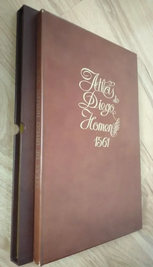 ATLAS DE DIEGO HOMEN 1561 - LIBRO FACSIMIL NÁUTICA