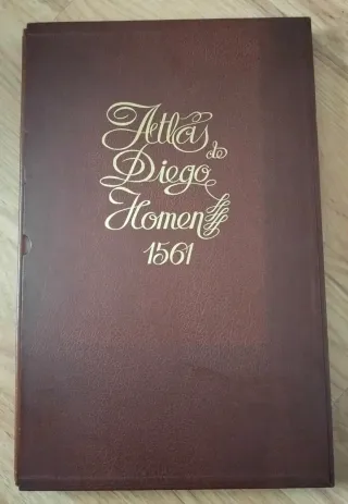 ATLAS DE DIEGO HOMEN 1561 - LIBRO FACSIMIL NÁUTICA