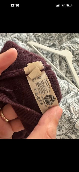 Maglione Benetton Marrone Scollo V