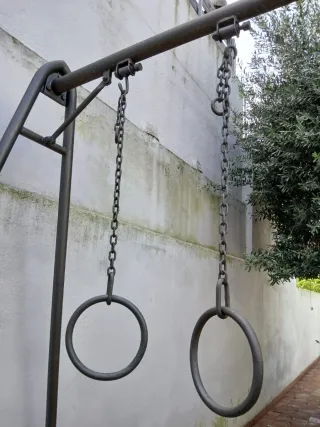 Lote de columpio metálico