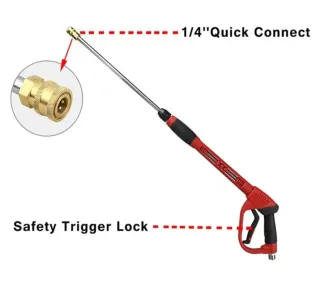 Pistola Hidrolimpiadora + Accesorios