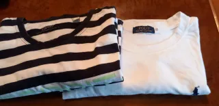 Lote 2 Camisetas Hombre Esprit y Polo Ralph Lauren