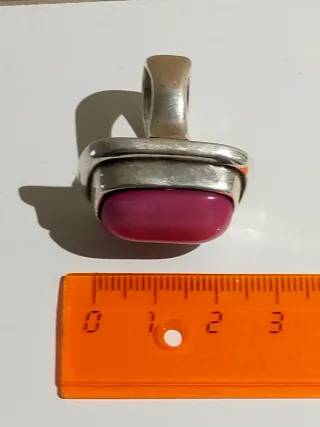 Anillo plata y rosa B&G