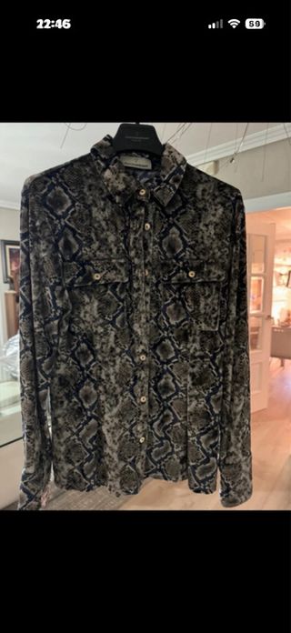 Camisa Lola Casademunt Estampado Serpiente