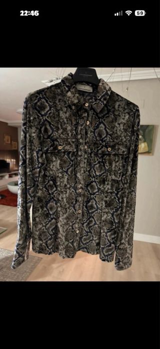 Camisa Lola Casademunt Estampado Serpiente